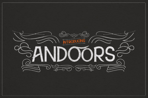 Andoors: A Vintage Display Font That Elevates Campaign Visuals