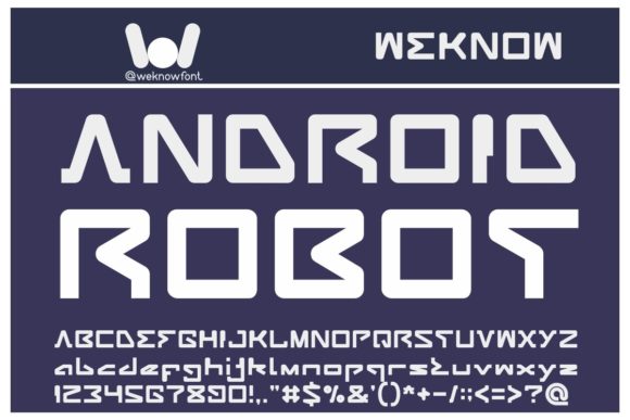 Android Robot: A Display Font That Elevates Brand Identity