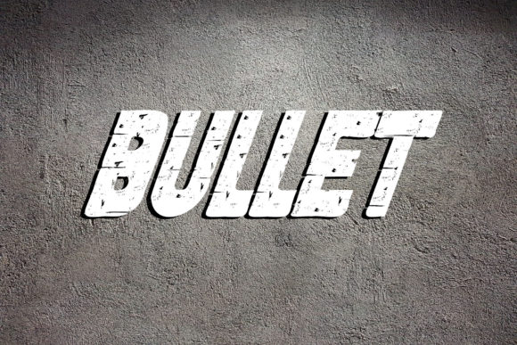 Bullet: A Bold Display Font for Dynamic Editorial Design