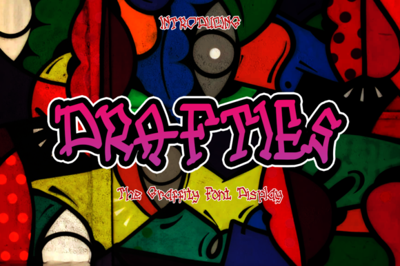 Drafties: A Graffiti-Style Display Font That Elevates Urban Campaigns