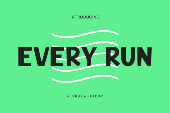 Every Run: A Playful Display Font That Elevates Your Brand