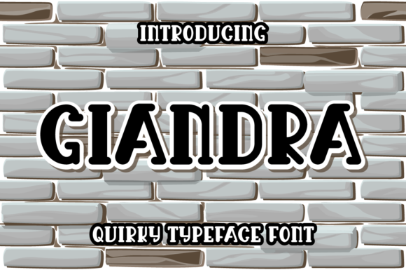 Giandra: The Trendy Display Font for Crafters and Product Designers