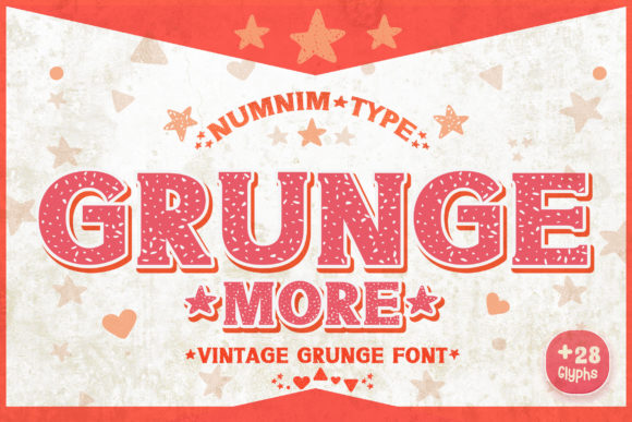 Grunge More: A Vintage Display Font for Bold Web Design