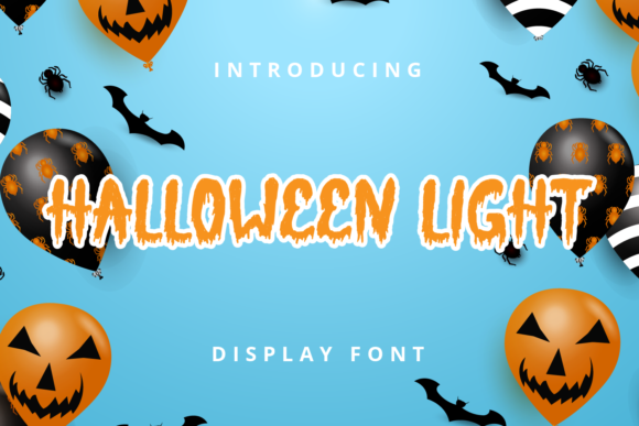 Halloween Light: A Bold Display Font for Unique Editorial Designs