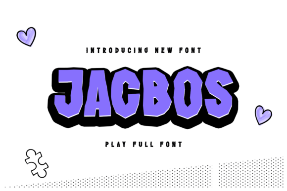 Jacbos: A Bold Display Font for Business Branding
