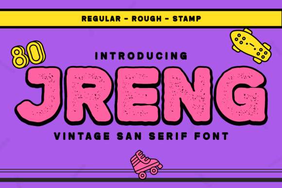 Jreng: A Bold Display Font That Brings Brand Identity to Life
