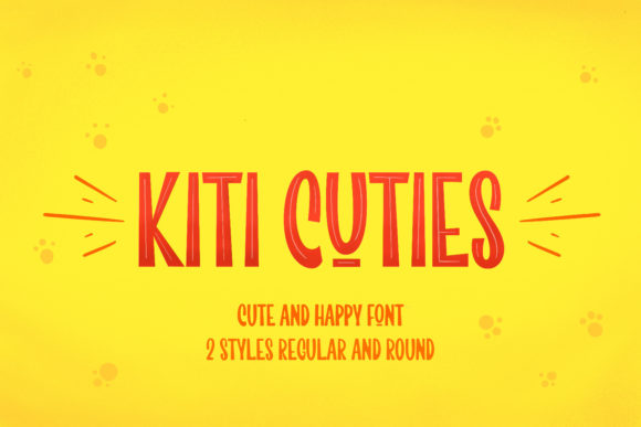 Kiti Cuties: A Fresh Display Font for Modern Editorial Design