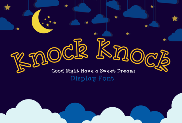 Knock Knock: A Quirky Display Font for Crafters & Product Creators