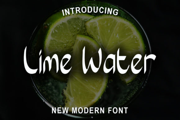 Lime Water: A Fresh Display Font for Modern Editorial Design