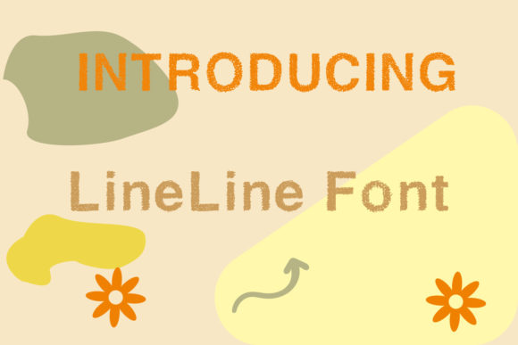 Line Line: A Bold Brushed Display Font for Dynamic Branding Projects