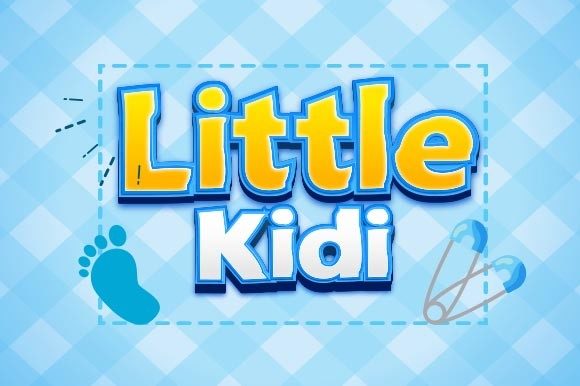 Little Kidi: A Playful Display Font That Brings Digital Designs to Life