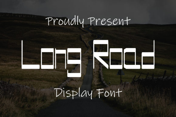 Long Road: A Futuristic Display Font for Modern Editorial Design