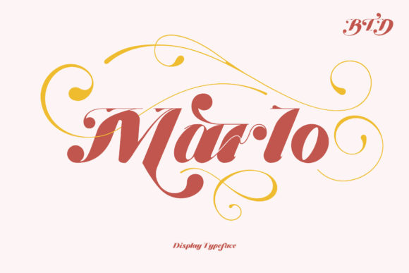 Marlo: A Bold Display Font for Crafters and Product Designers