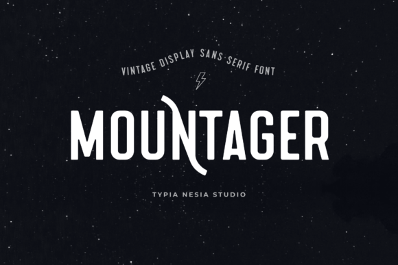 Mountager: A Vintage Display Font That Elevates Digital Branding