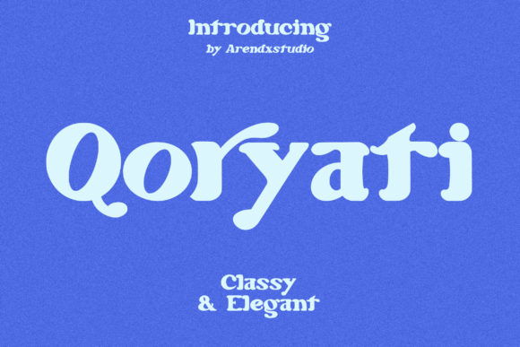 Qoryati: A Stylish Display Font That Elevates Campaign Visuals