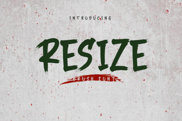 Resize Font Review: A Bold Display Typeface for High-Impact Campaign Graphics