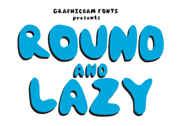 Round Lazy: A Playful Display Font That Elevates Small Business Branding
