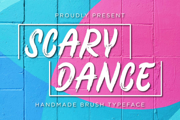 Scary Dance: A Playful Display Font for Handmade Labels, Invitations & Seasonal Crafts