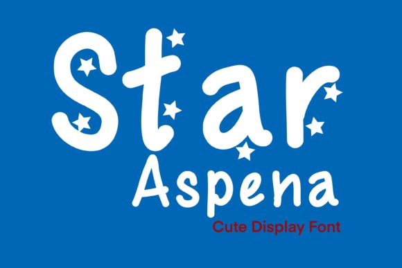 Star Aspena: A Whimsical Display Font for Modern Web Design