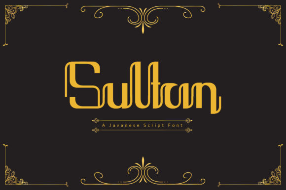 Sultan: A Cool & Classy Display Font for Crafters and Makers
