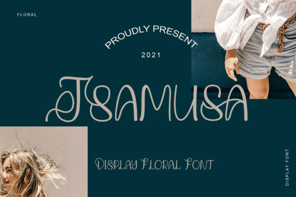 Tsamusa: A Wavy Display Font Perfect for Handmade Labels, Invitations & Craft Projects