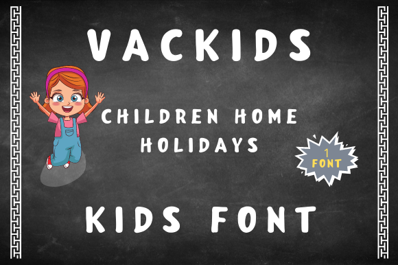 Vackids: A Bold Display Font That Elevates Small Business Branding